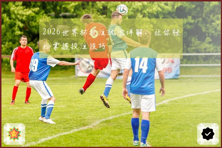 2026世界杯投注玩法详解，让你轻松掌握投注技巧