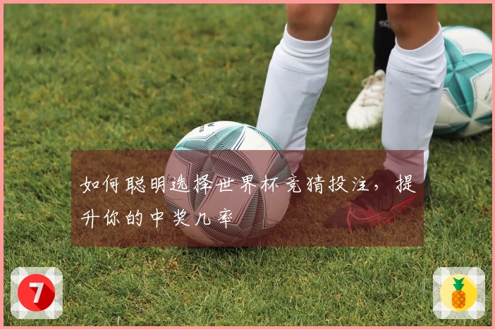 如何聪明选择世界杯竞猜投注，提升你的中奖几率